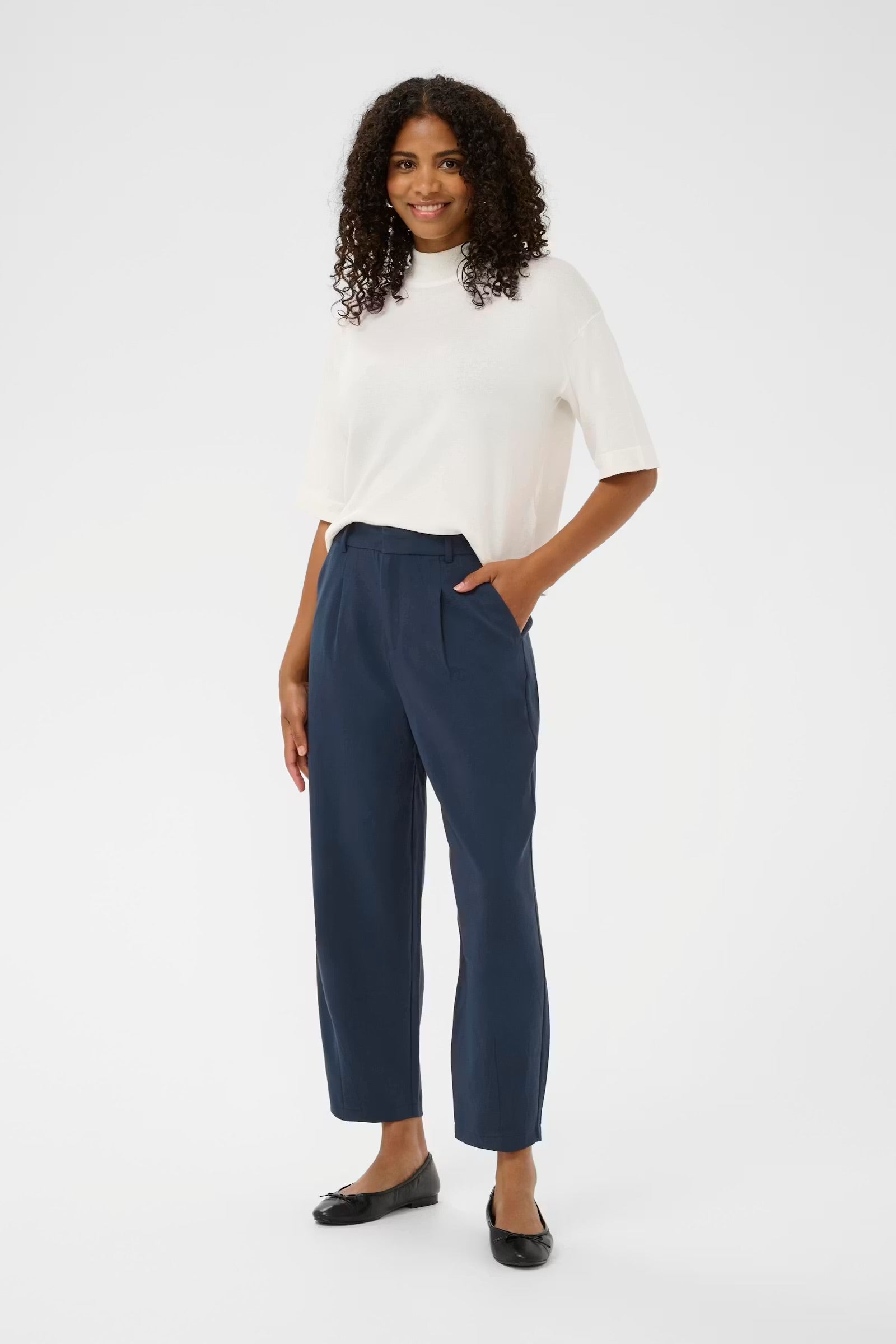 KAFFE MERLE PANTS CROPPED