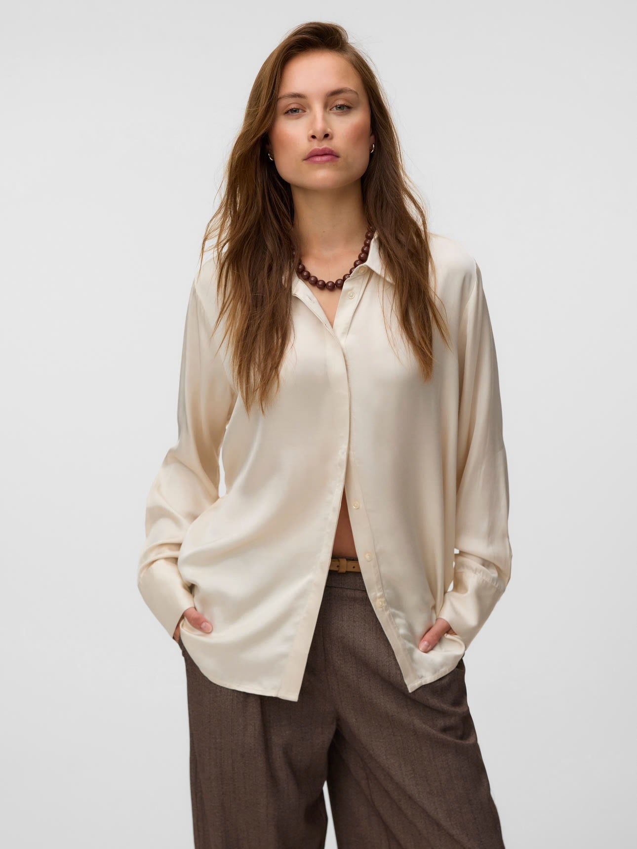 VERO MODA DARCY LS OVERSIZED SHIRT
