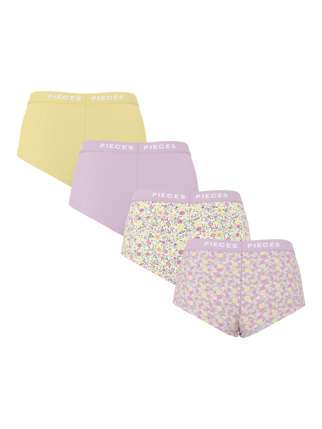 PIECES LOGO LADY 4 PACK