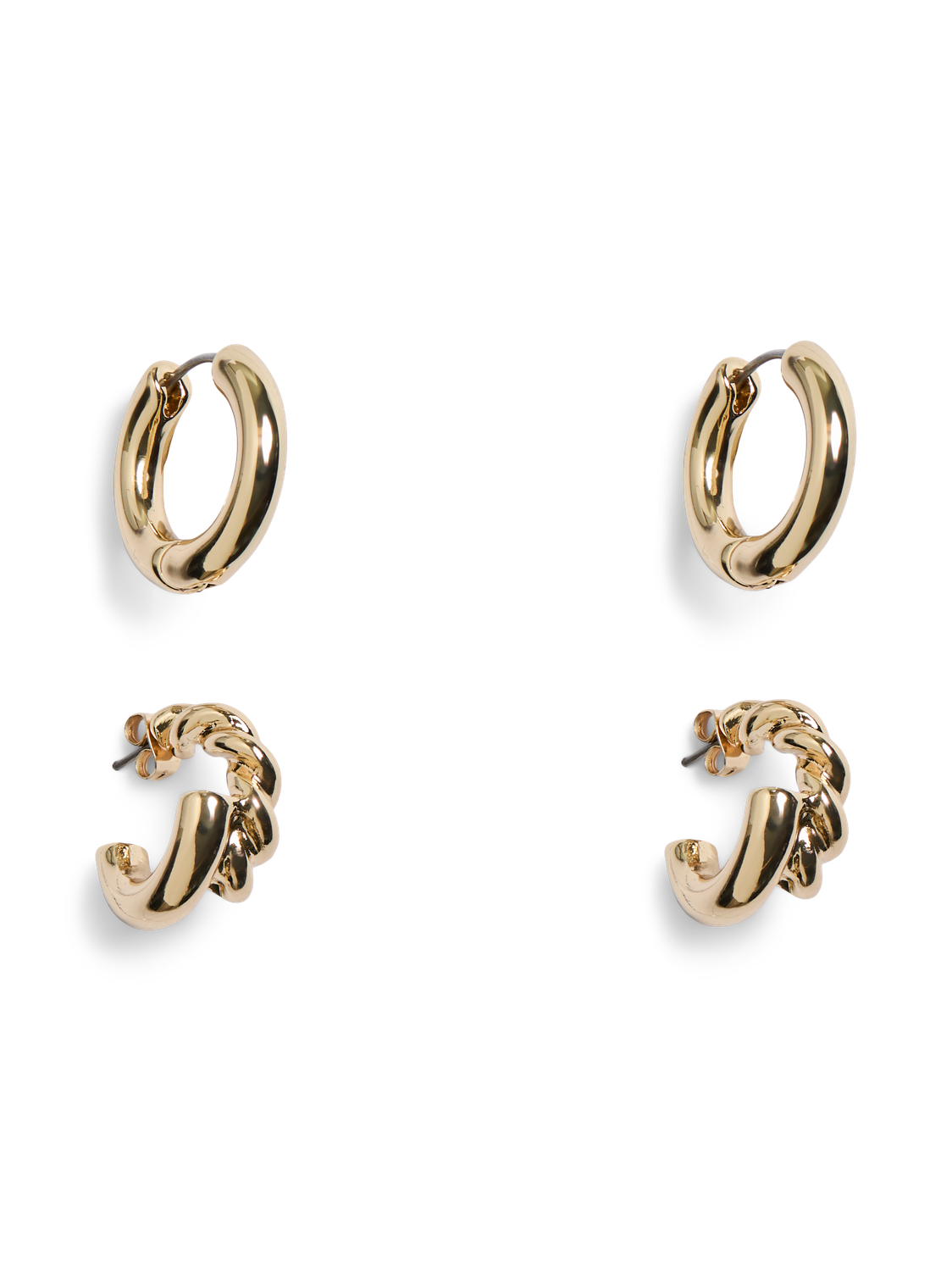 PIECES BRILLE EARRINGS 2-PACK