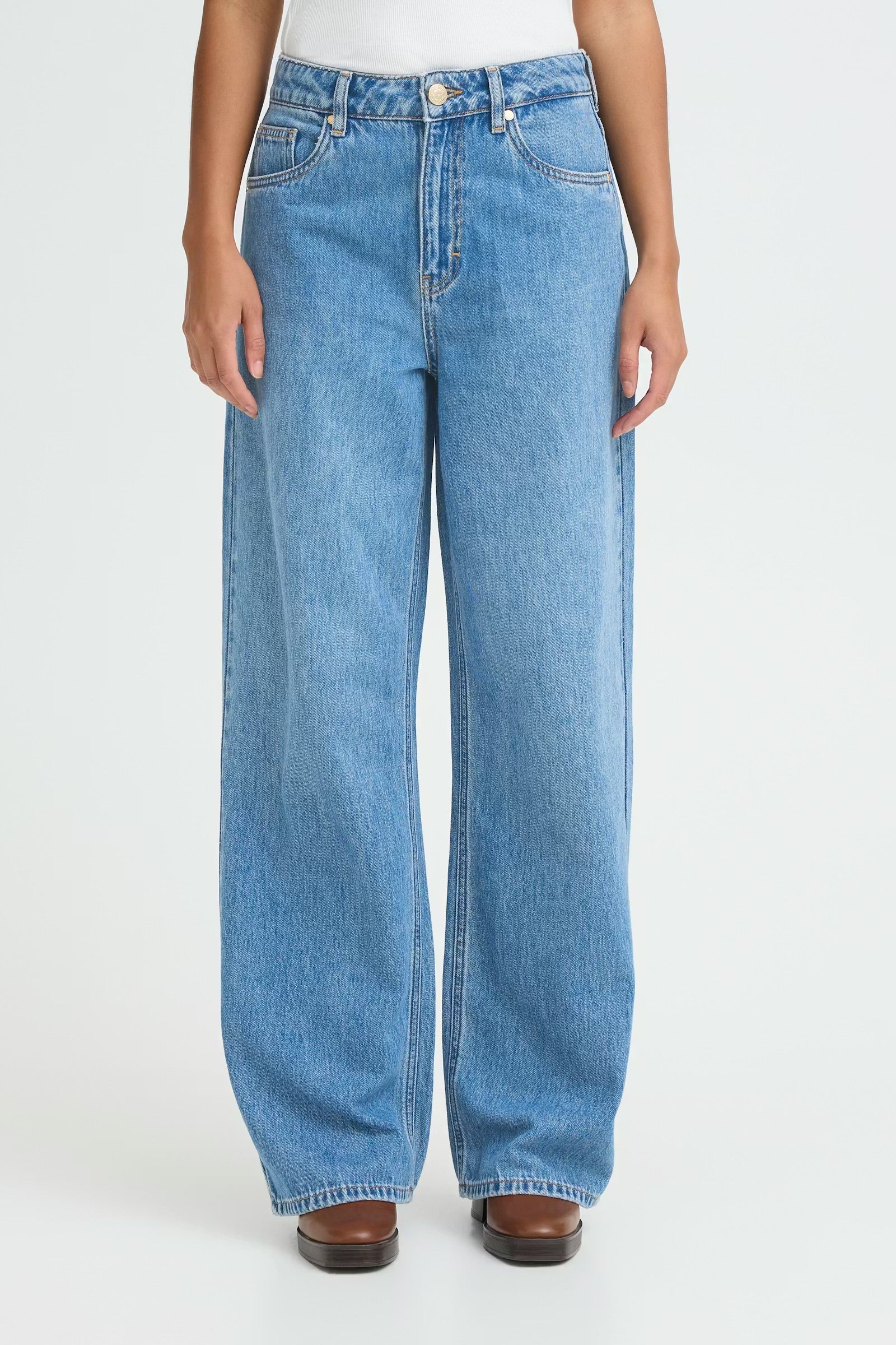 PULZ JEANS APRIL UHW JEANS WIDE LEG