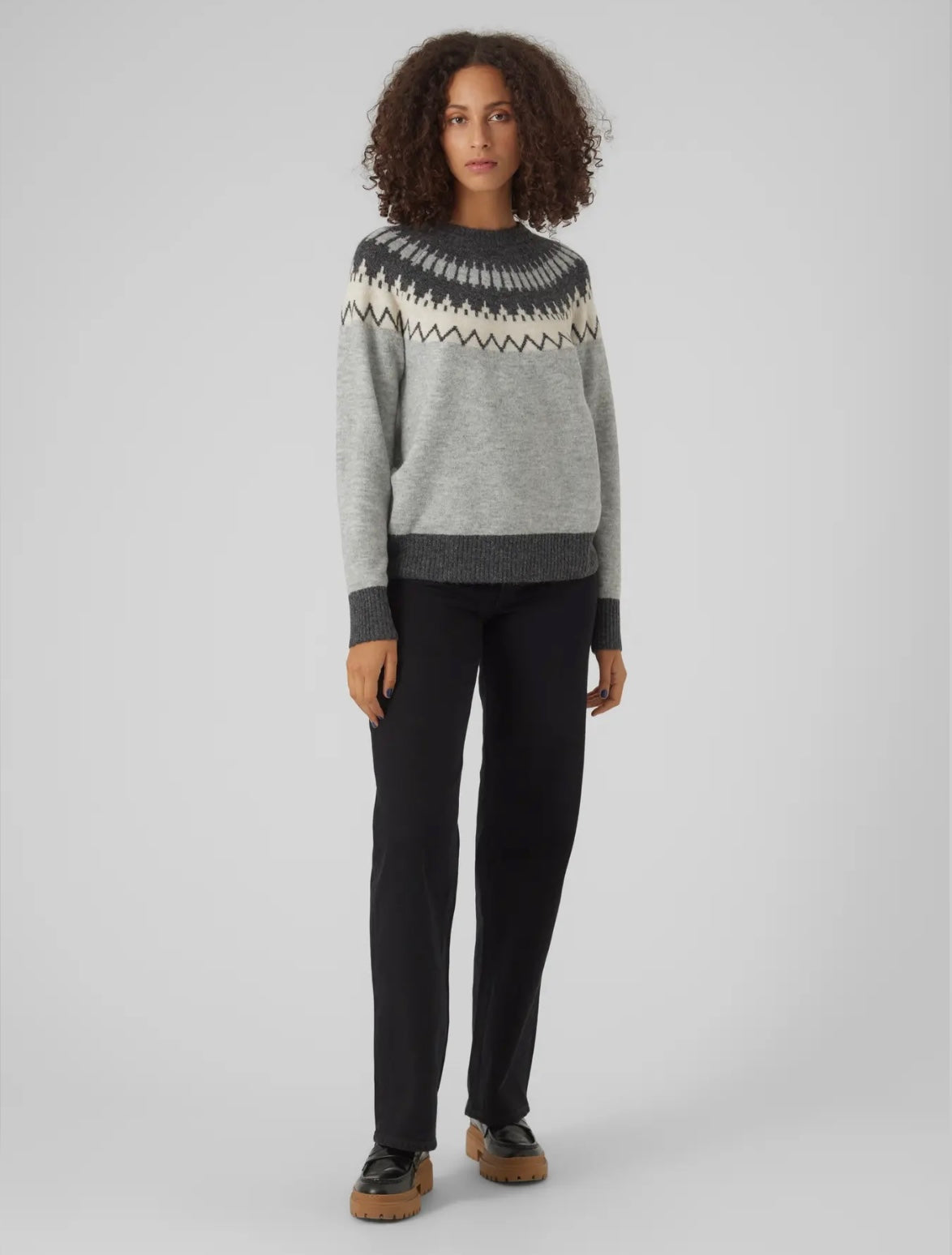 VERO MODA SIMONE LS NORDIC PULLOVER