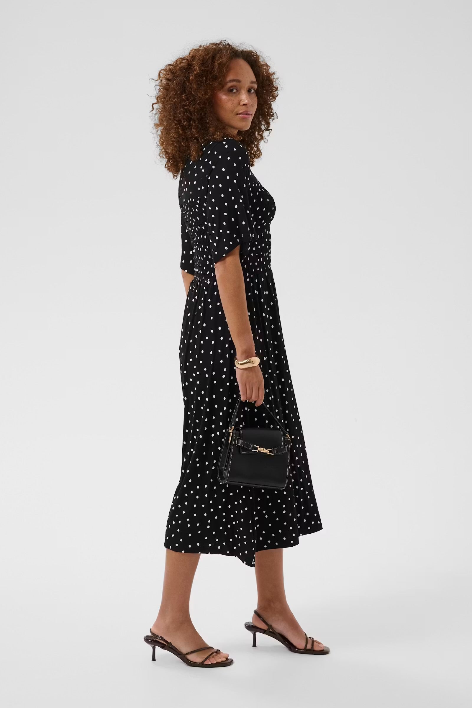 KAFFE BELLA SMOCK DRESS