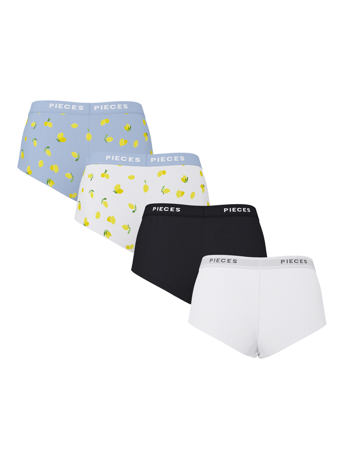 PIECES LOGO LADY 4 PACK