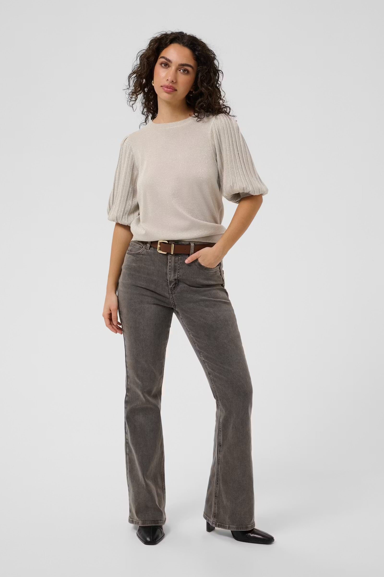 KAFFE REGINA PLEAT PULLOVER
