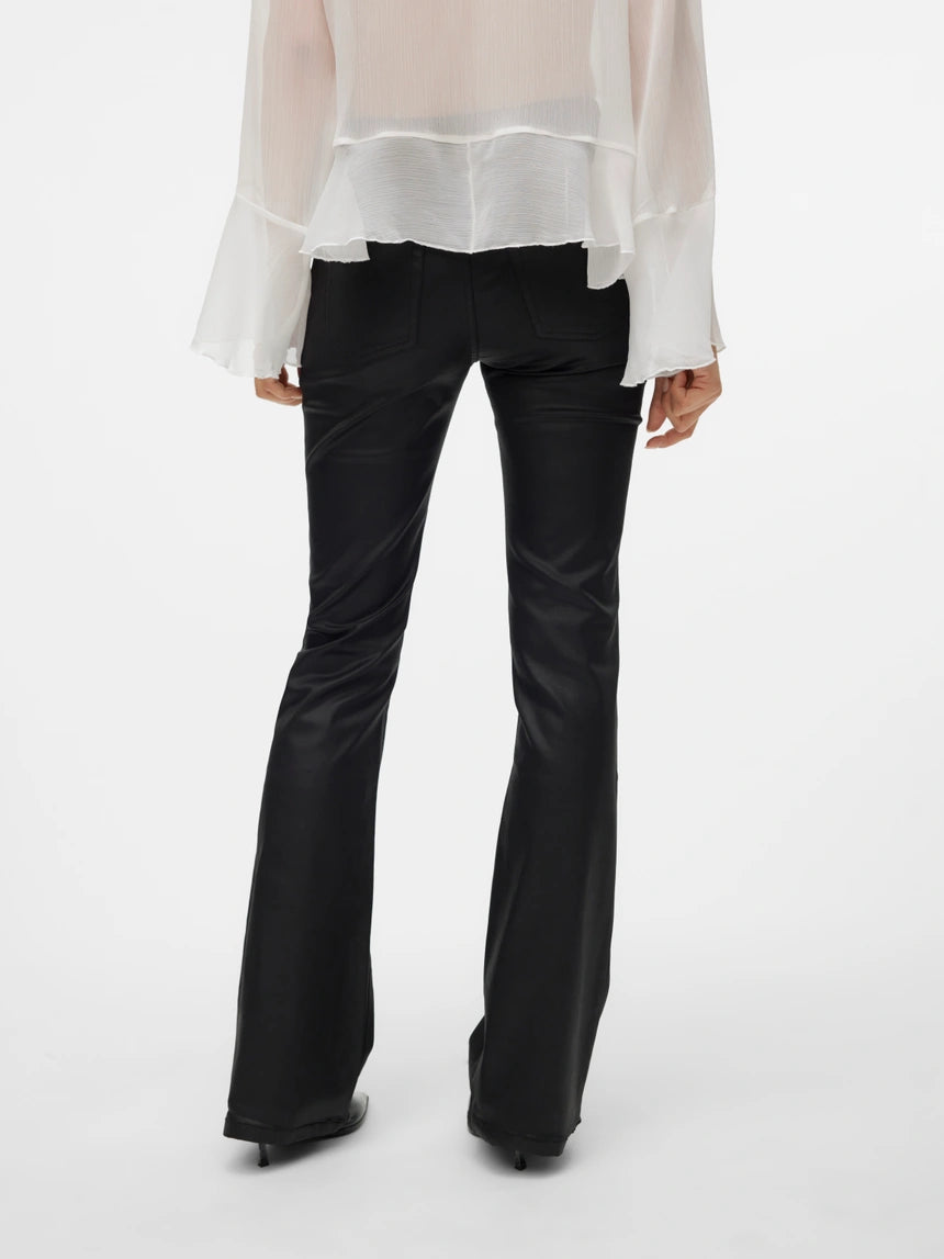 VERO MODA FLASH MR FLARED COATED PANTS