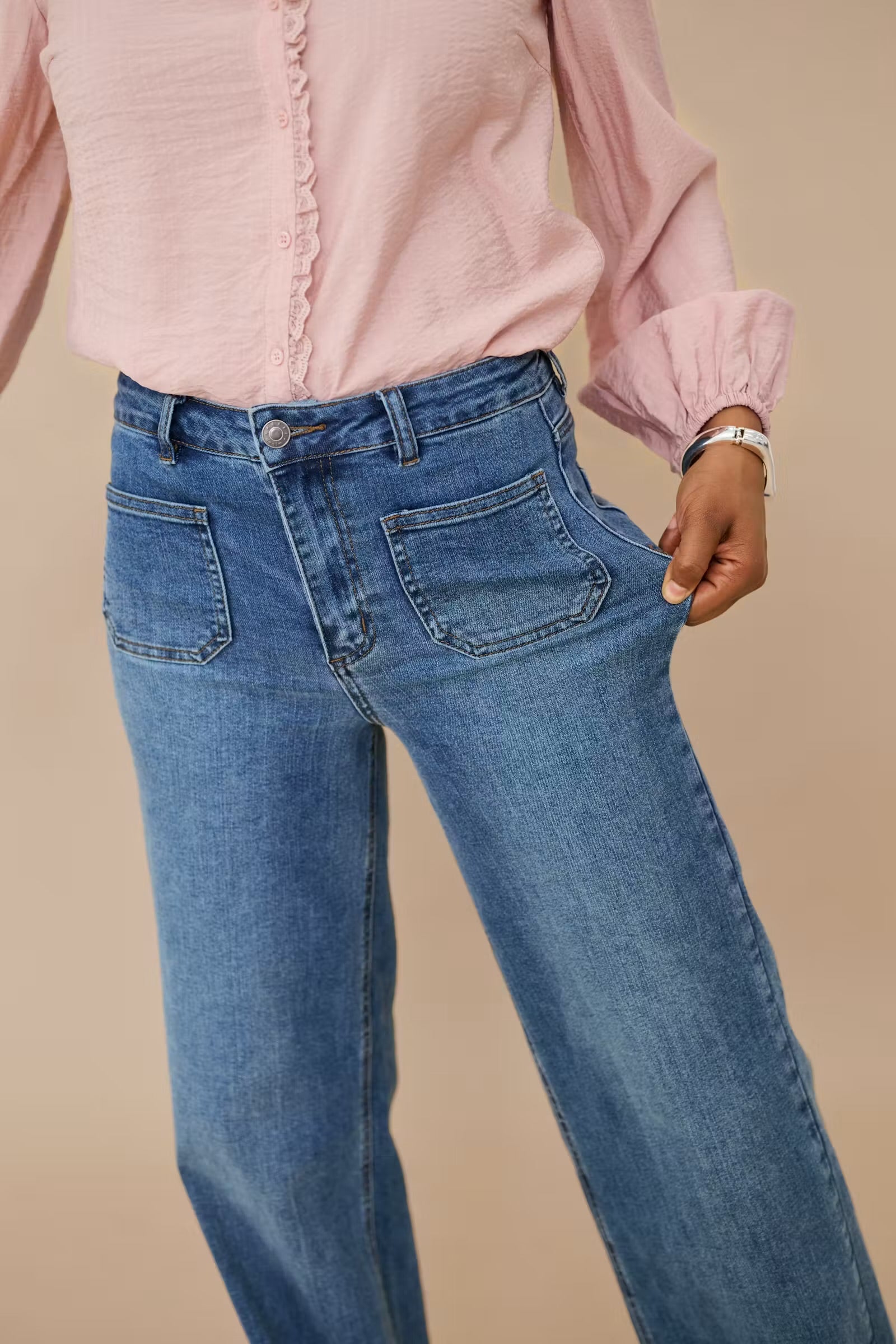 KAFFE BROOK HW REG FIT JEANS