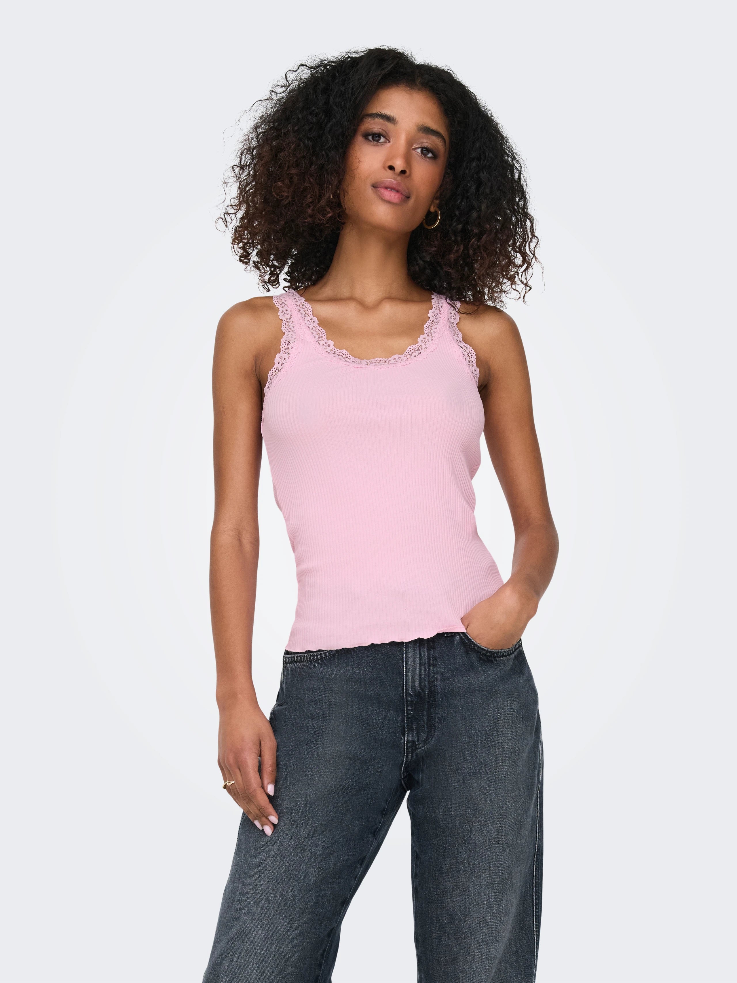 ONLY SARA SHARAI LACE TANK TOP
