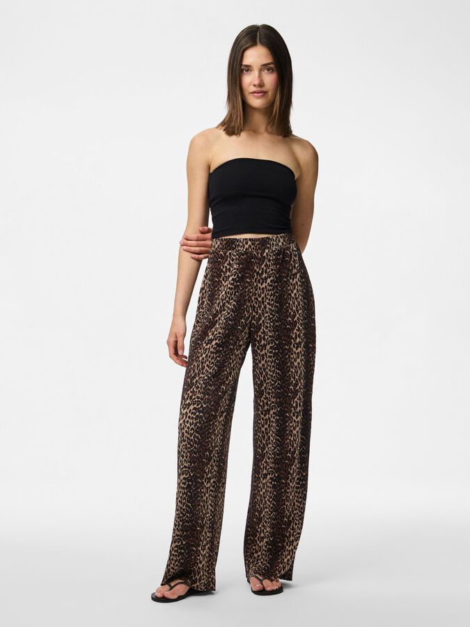 PIECES FLORA HW WIDE PANT