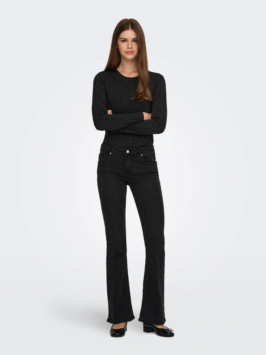 ONLY ZITA L/S O-NECK TOP