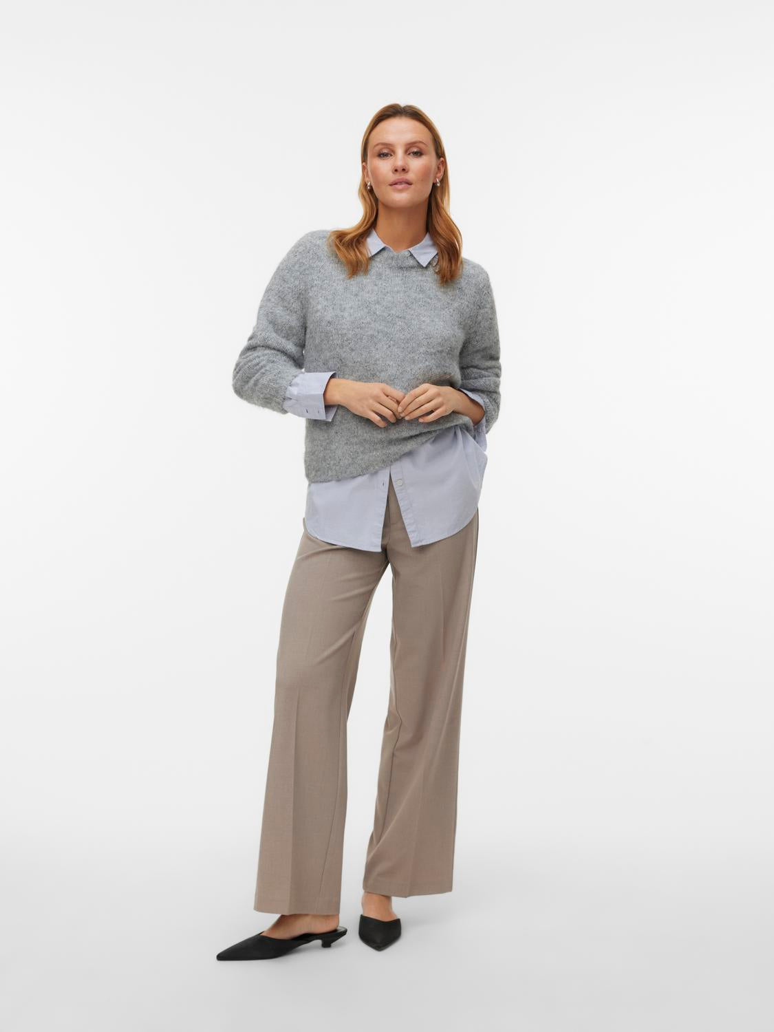 VERO MODA NOVAH LS O-NECK PULLOVER