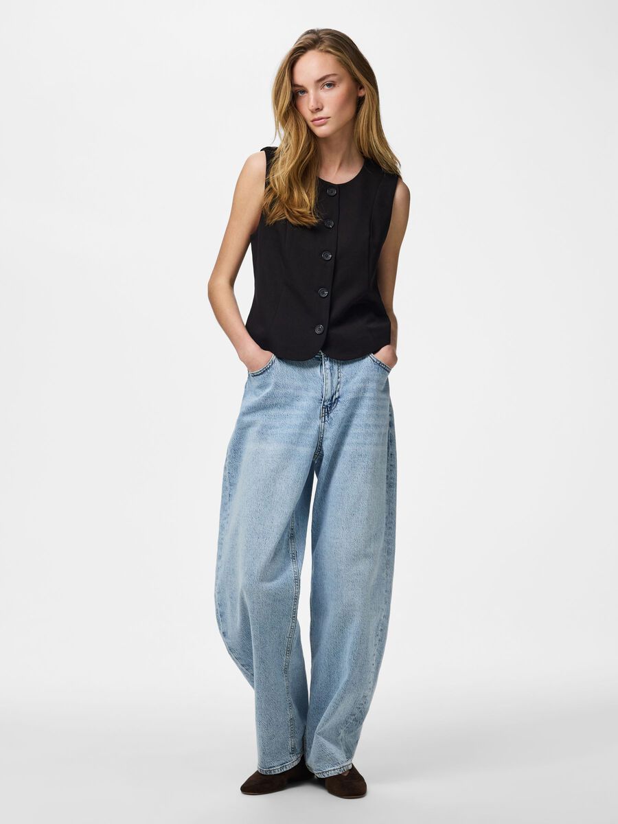 PIECES KAMIL FITTED VEST NOOS