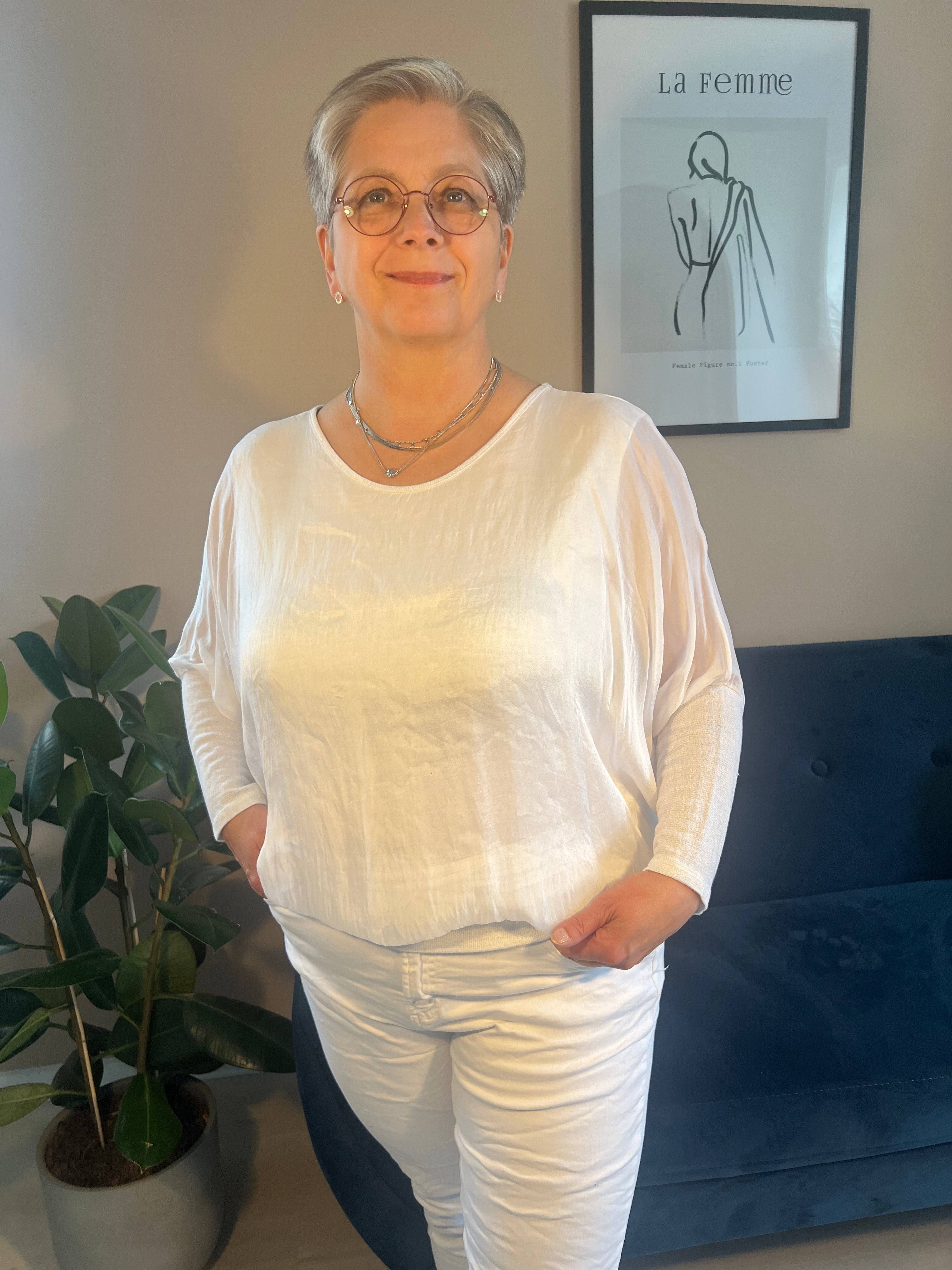 HOFFMANN L/S SILK BLOUSE