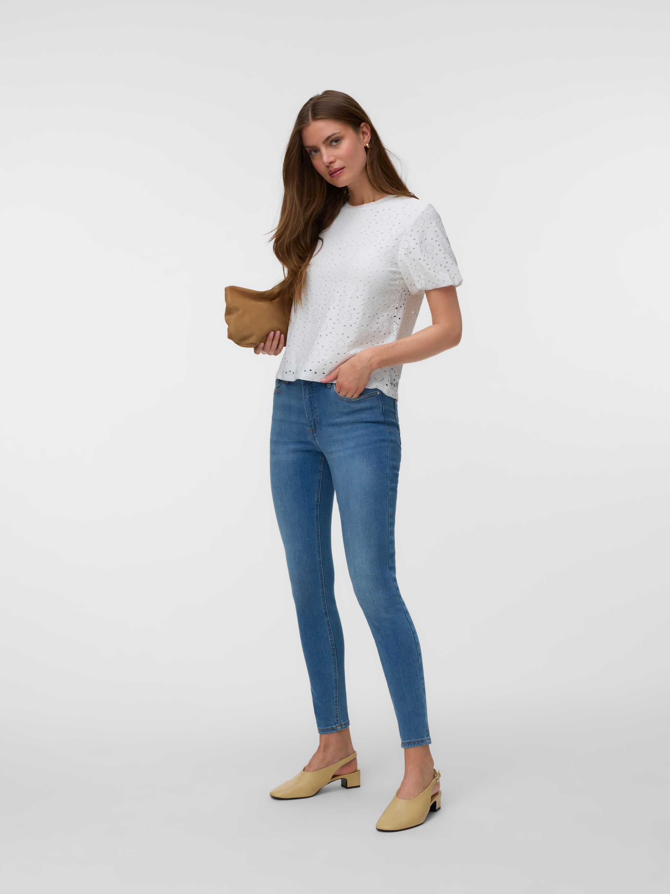 VERO MODA TASSA LIV BALLOON SLEEVE TOP
