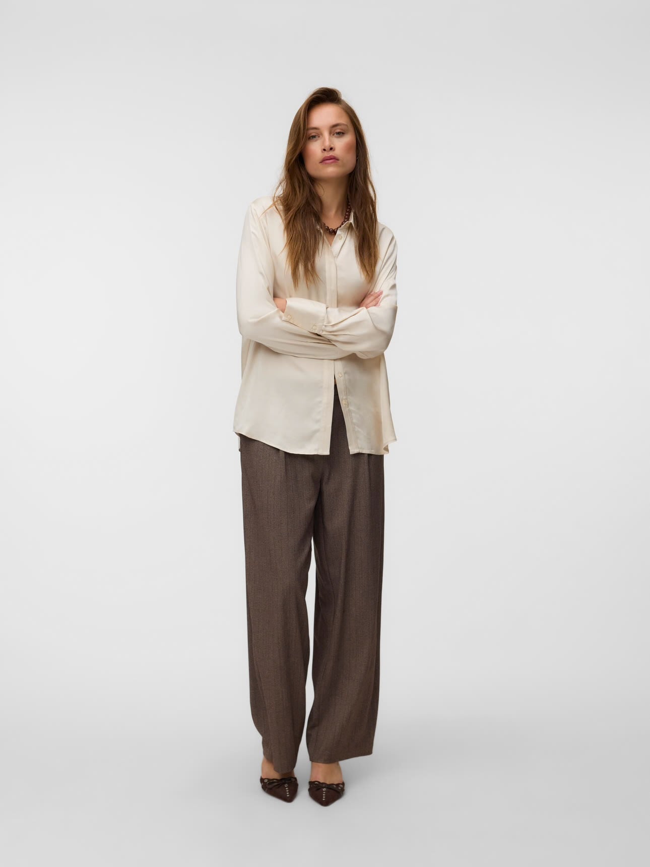 VERO MODA DARCY LS OVERSIZED SHIRT
