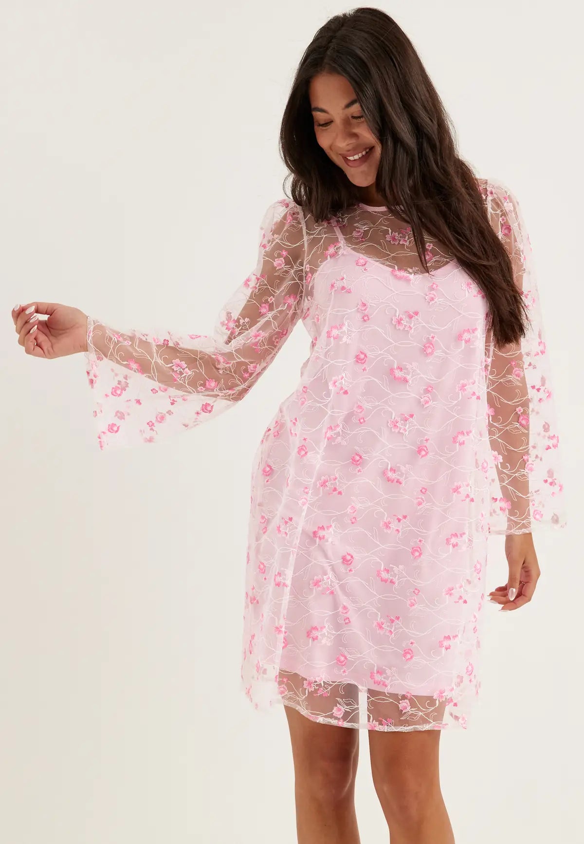 VERO MODA MILLA LS SHORT DRESS