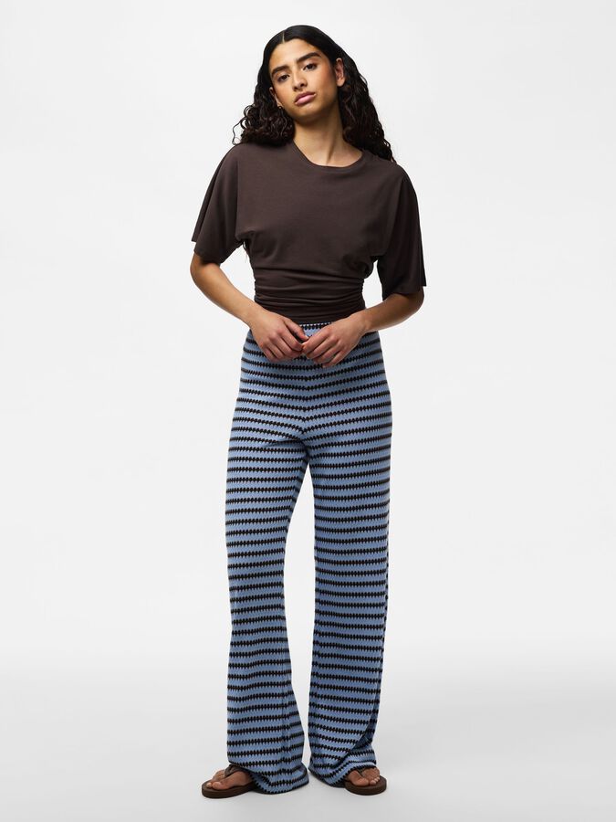 PIECES JEYA HW WIDE KNIT PANT