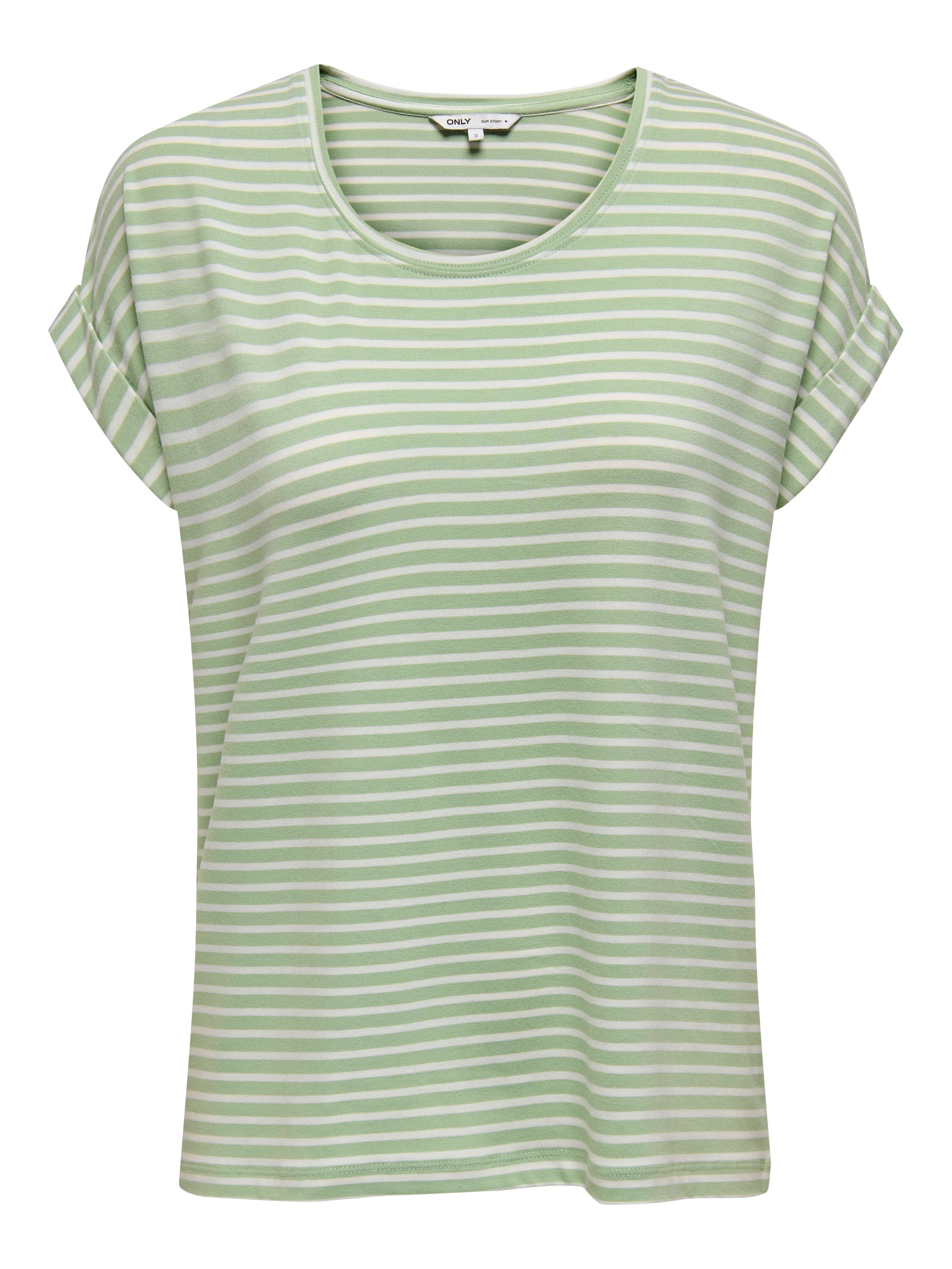 ONLY MOSTER STRIPE S/S O-NECK TOP