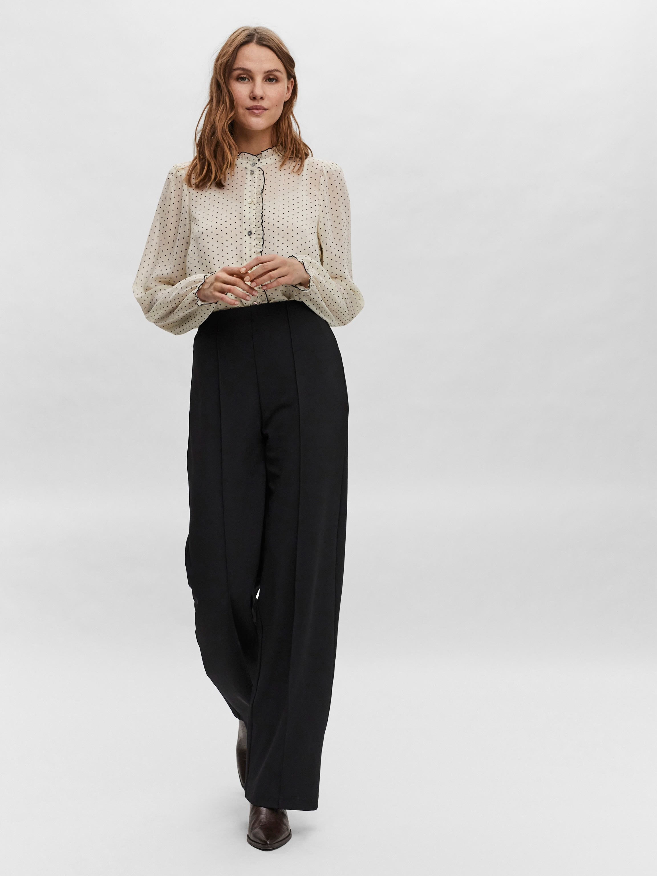 VERO MODA BECKY HW WIDE PULL ON PANT