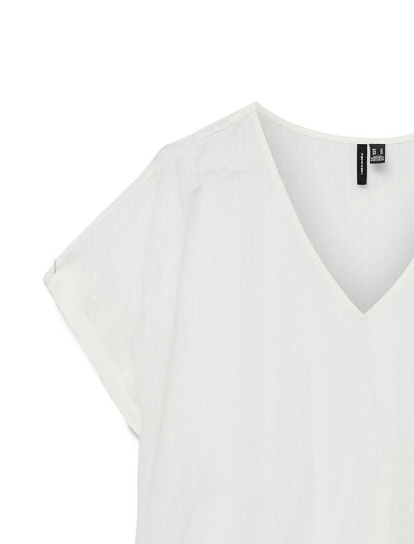 VERO MODA GABBI SS V-NECK TOP
