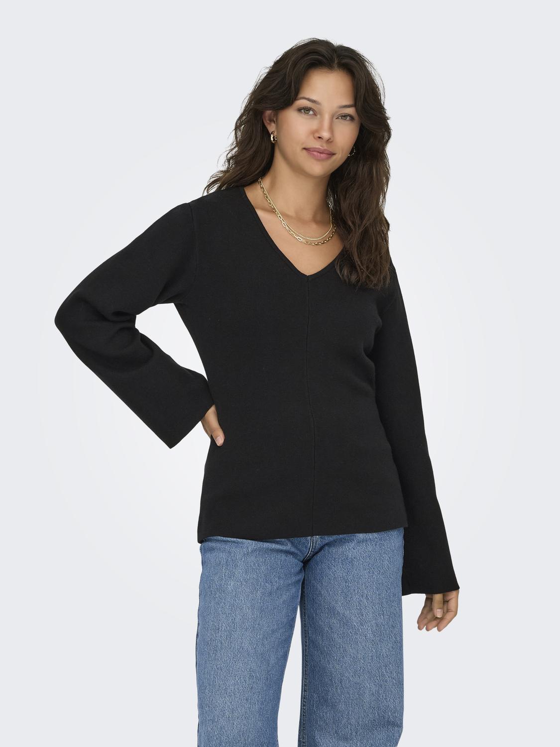 ONLY VIOLA LS FIT V-NECK