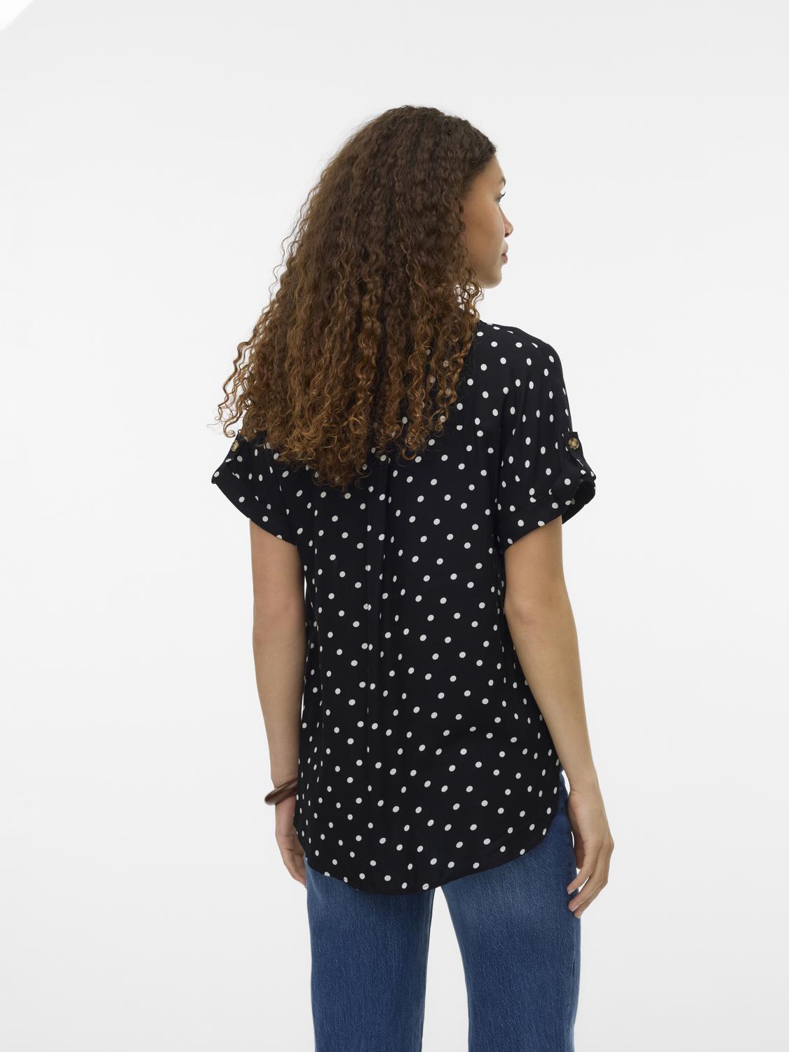 VERO MODA BUMPY SS SHIRT AOP