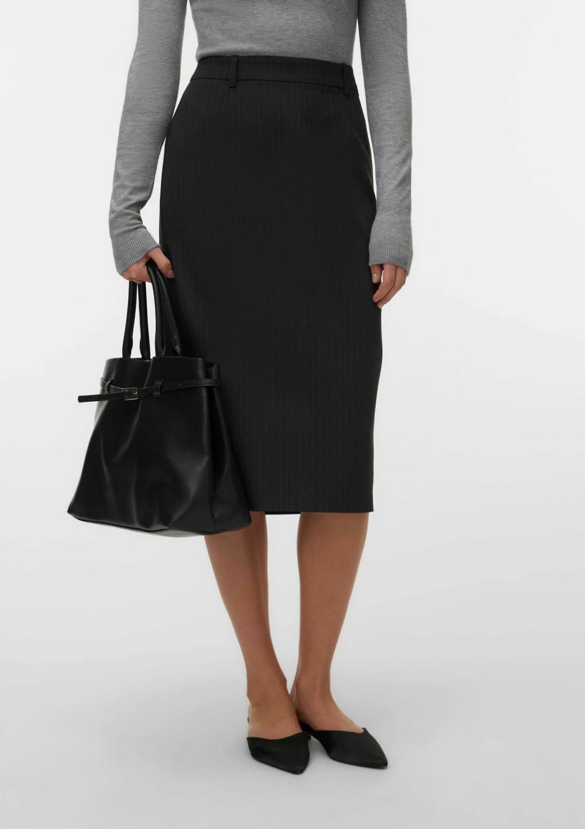 VERO MODA SKYLAR MW PENCIL SKIRT PRM