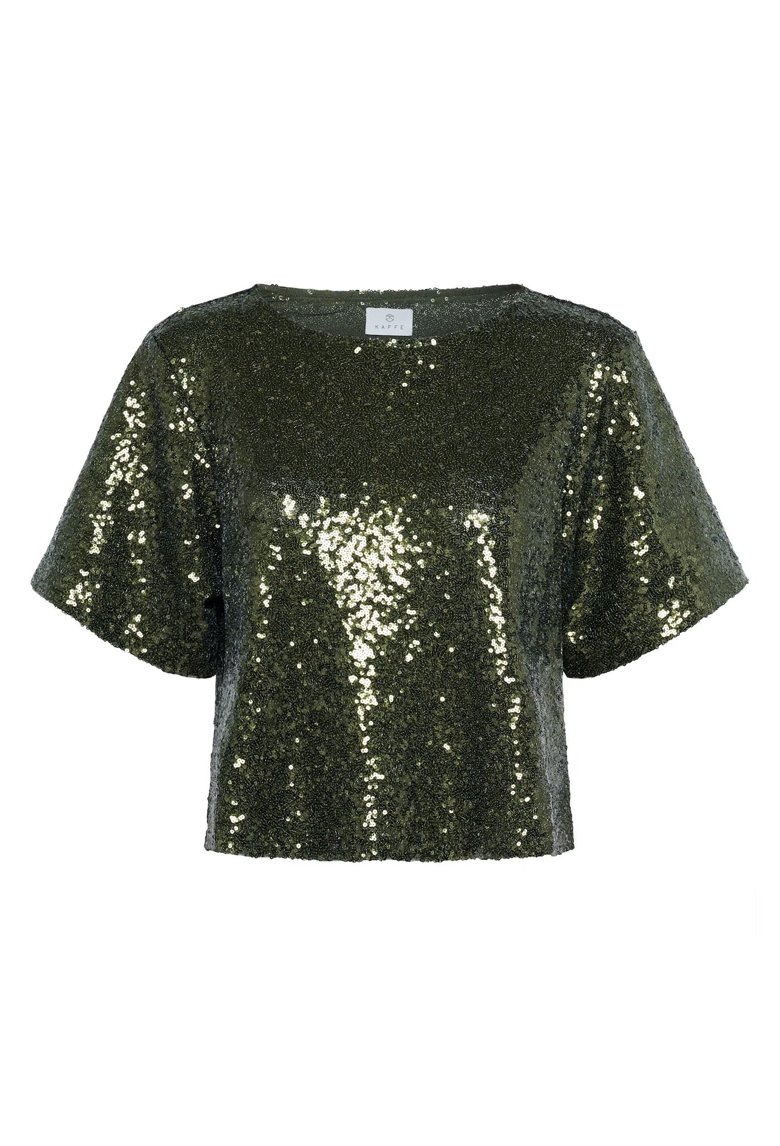 KAFFE MIRANDA SEQUIN BLOUSE