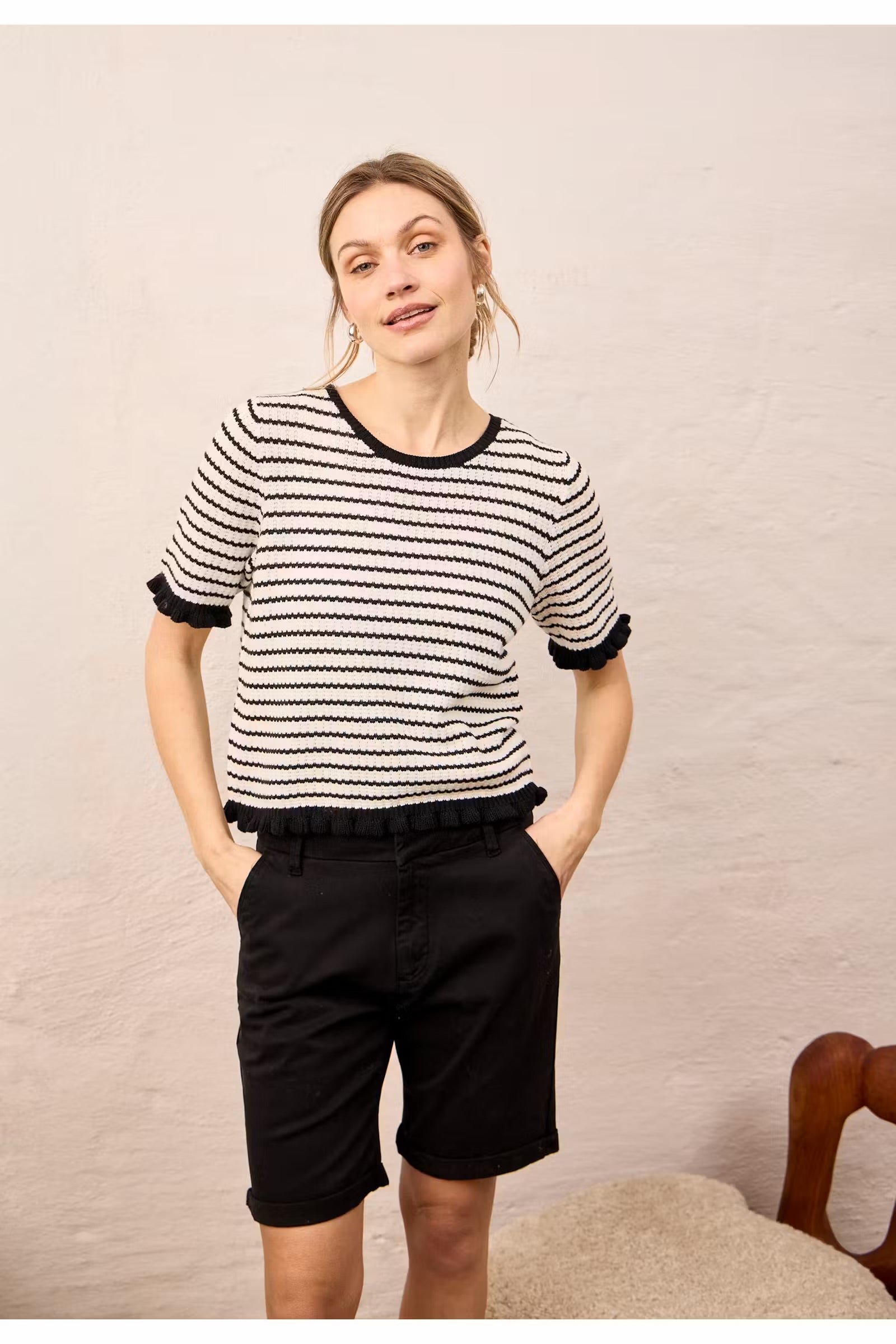 PULZ JEANS BONNIE CHINO SHORTS