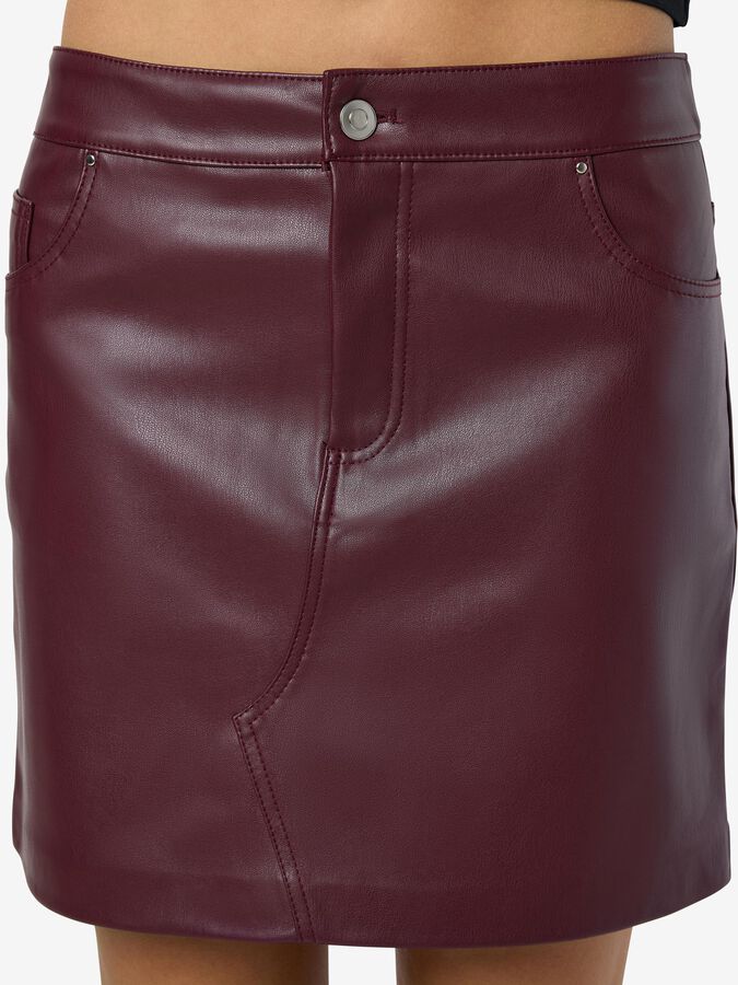 NOISY MAY KATE NW PU SKIRT