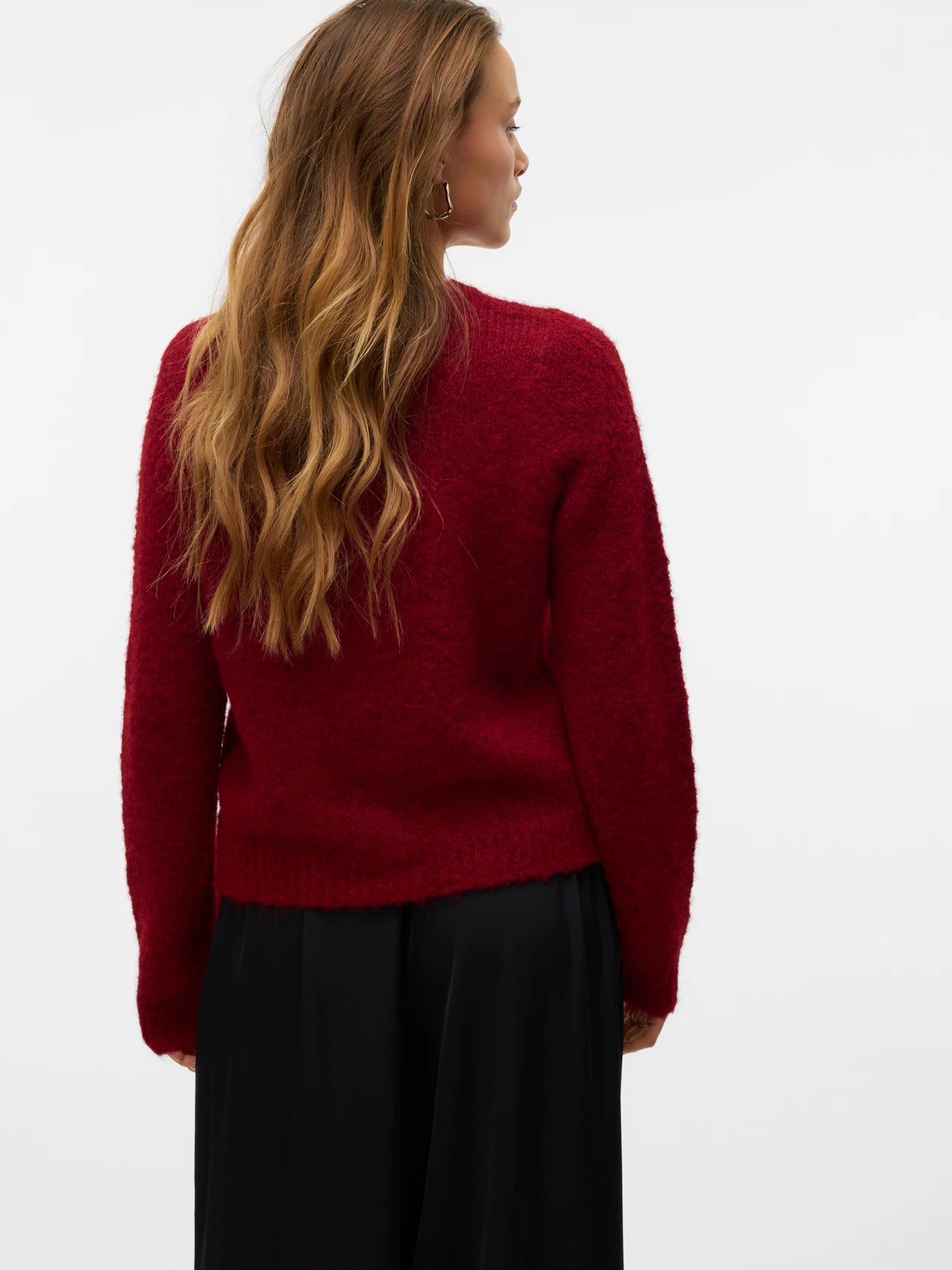 VERO MODA NOVAH LS ONECK BUTTON CARDIGAN