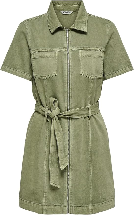 ONLY SILLA SS ZIP BELT SHORT DRESS