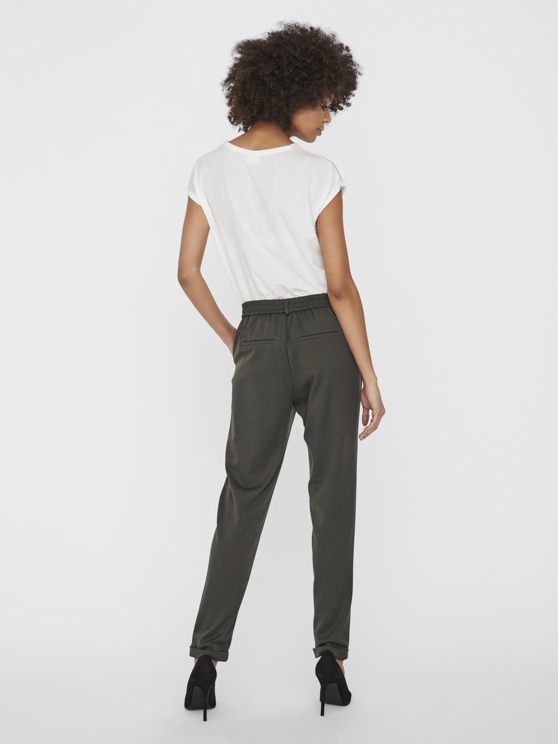 VERO MODA MAYA MW LOOSE SOLID PANT