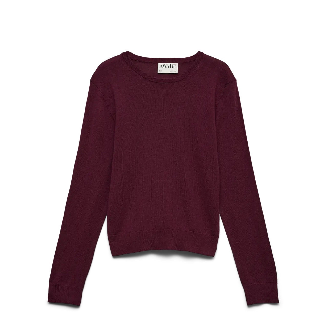 AWARE CARA LS O-NECK WOOL PULLOVER