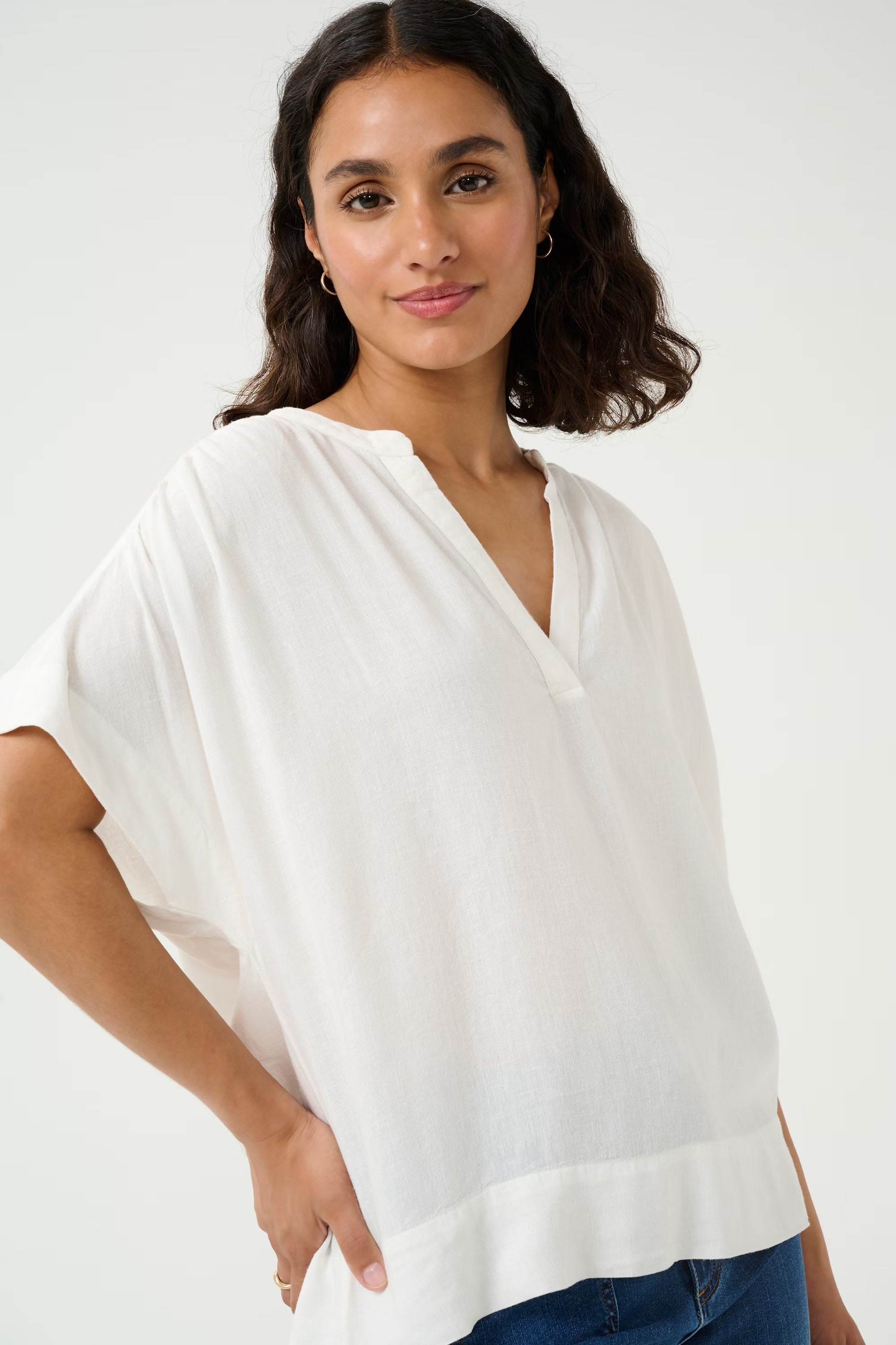 KAFFE MILIA WIN SL BLOUSE