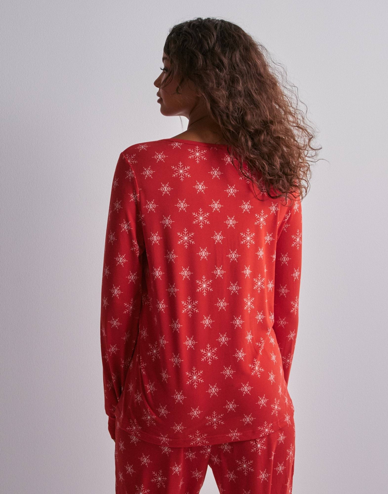 VERO MODA XMAS NEW LS BUTTON TOP