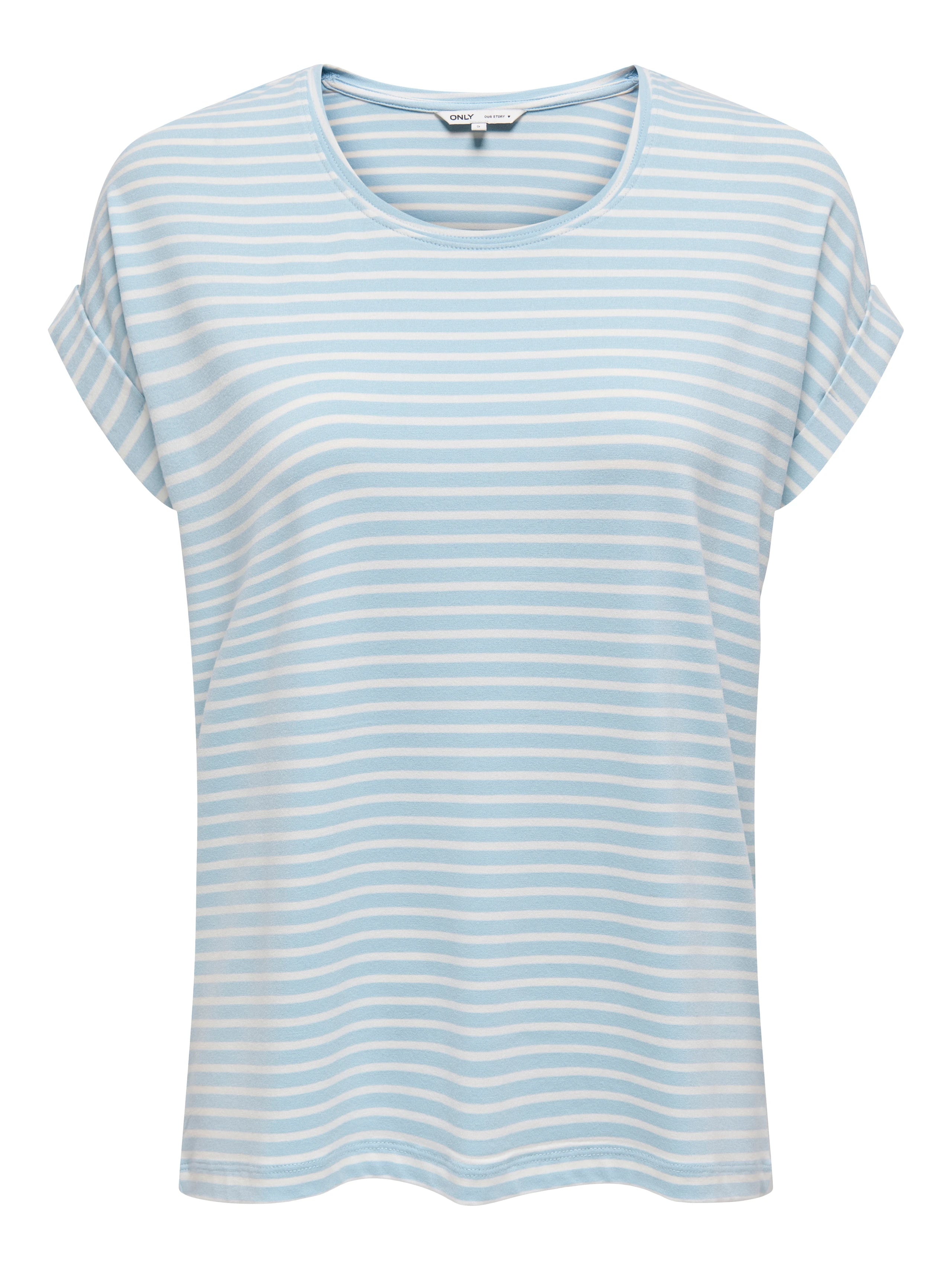 ONLY MOSTER STRIPE S/S O-NECK TOP