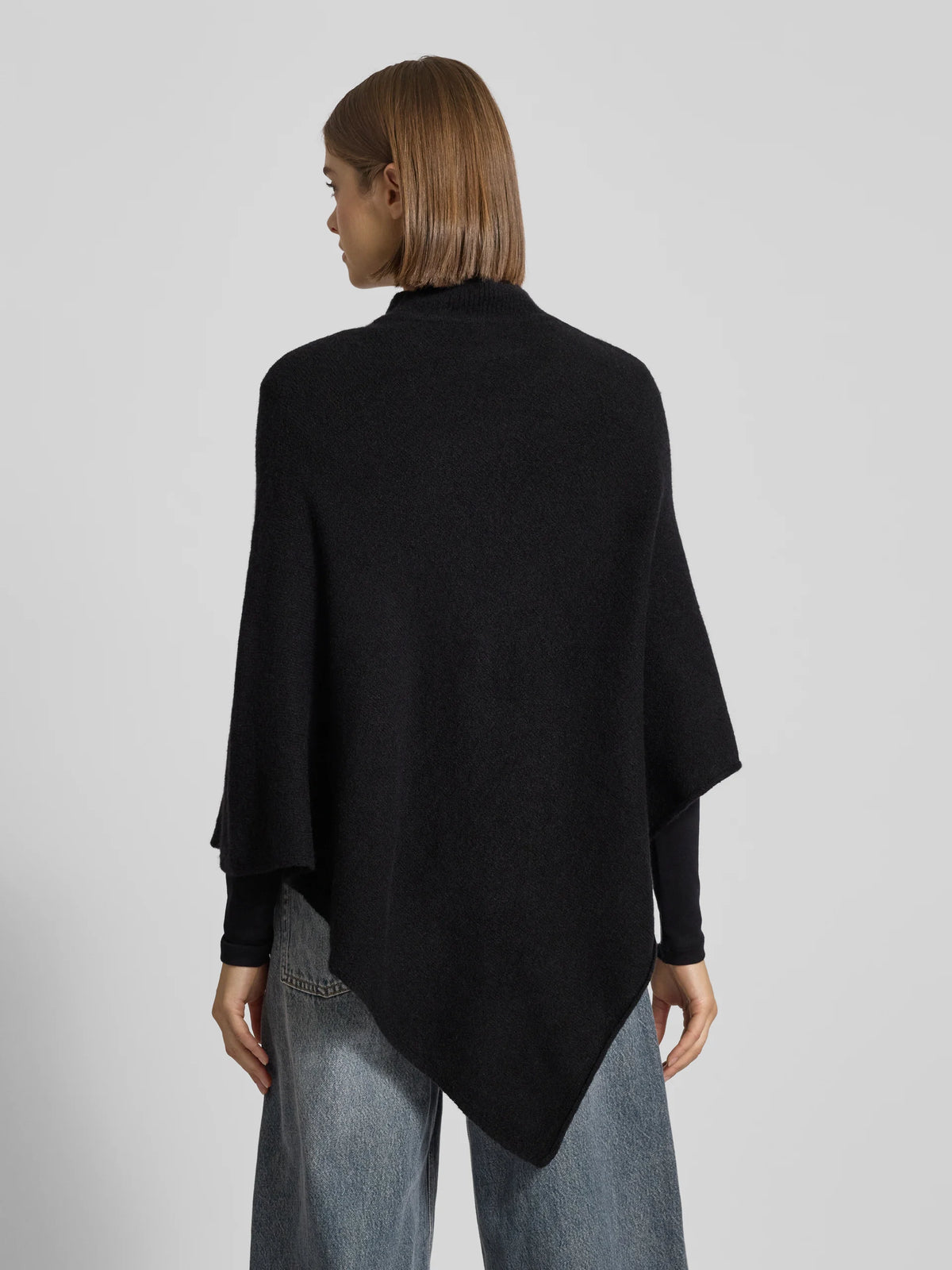 PIECES FORTUNA HIGH NECK PONCHO NOOS BC
