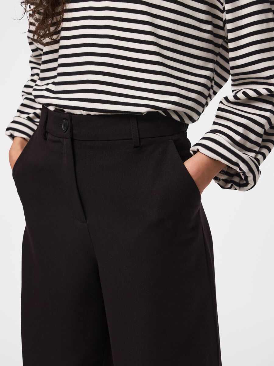 PIECES KAMIL HW WIDE PANT NOOS