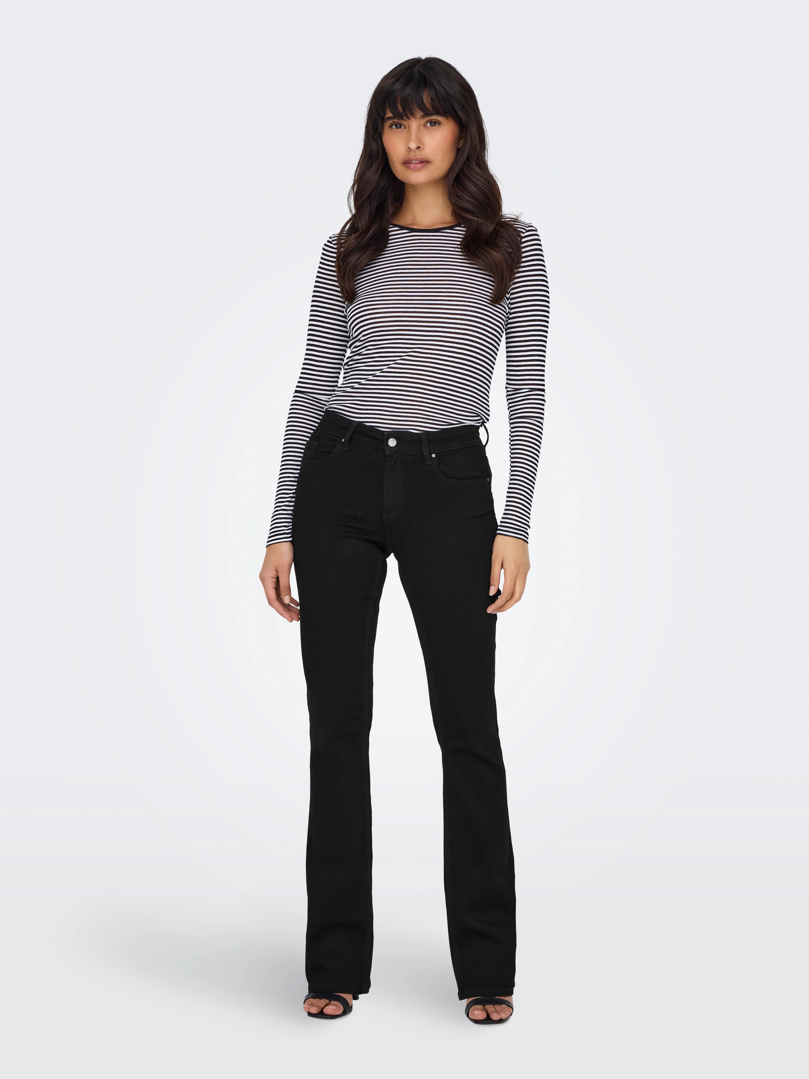 ONLY BLUSH MID FLARED DNM