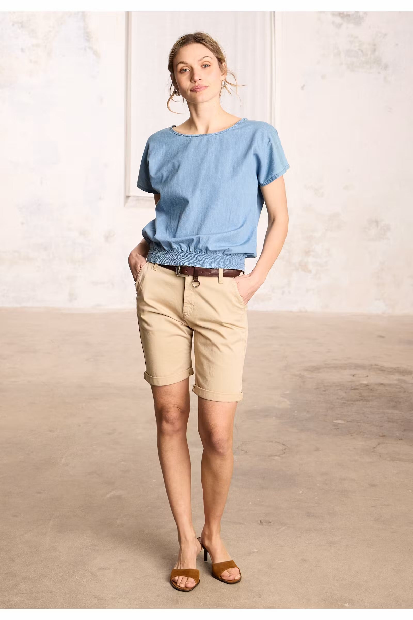 PULZ JEANS BONNIE CHINO SHORTS