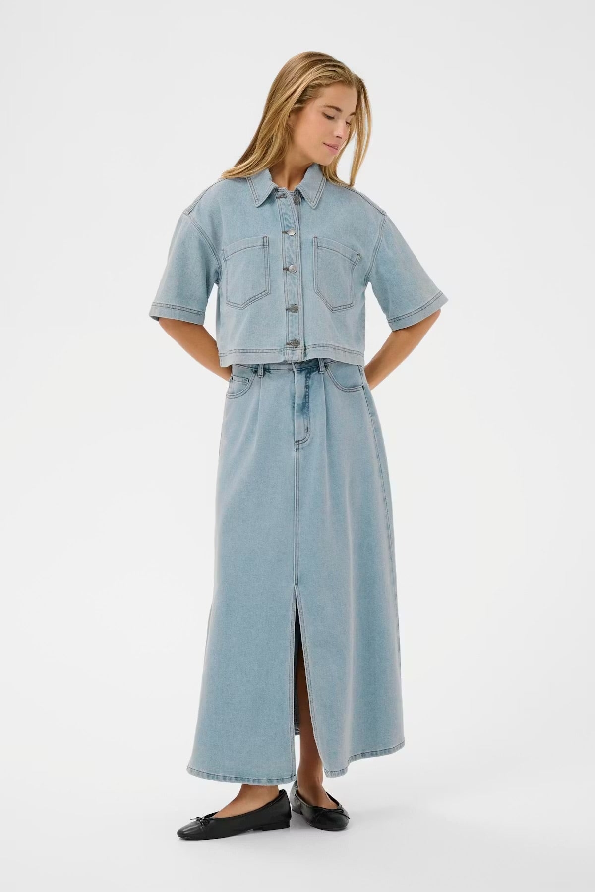 KAFFE MINNA DENIM SHIRT