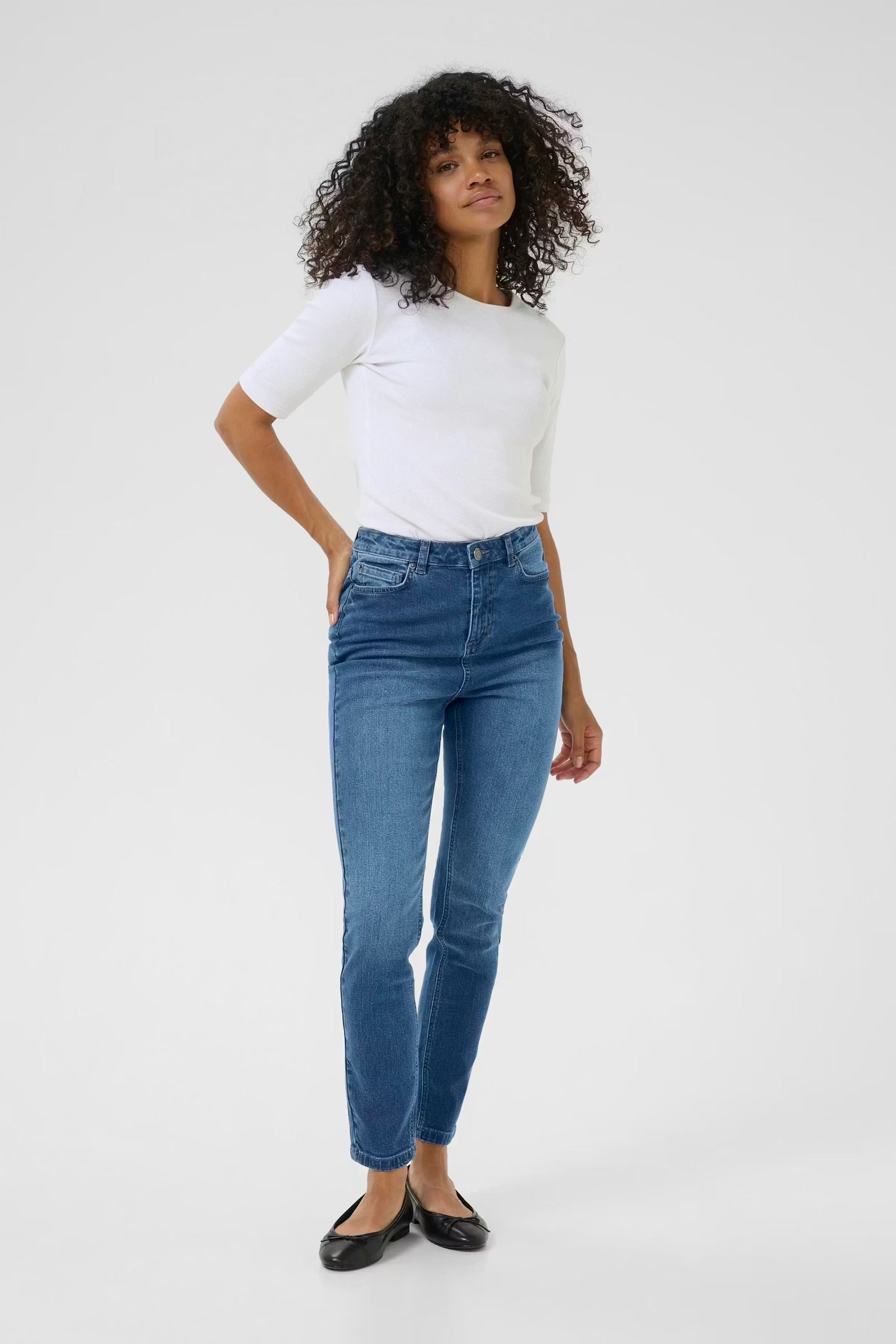KAFFE WILLOW HW SLIM FIT JEANS