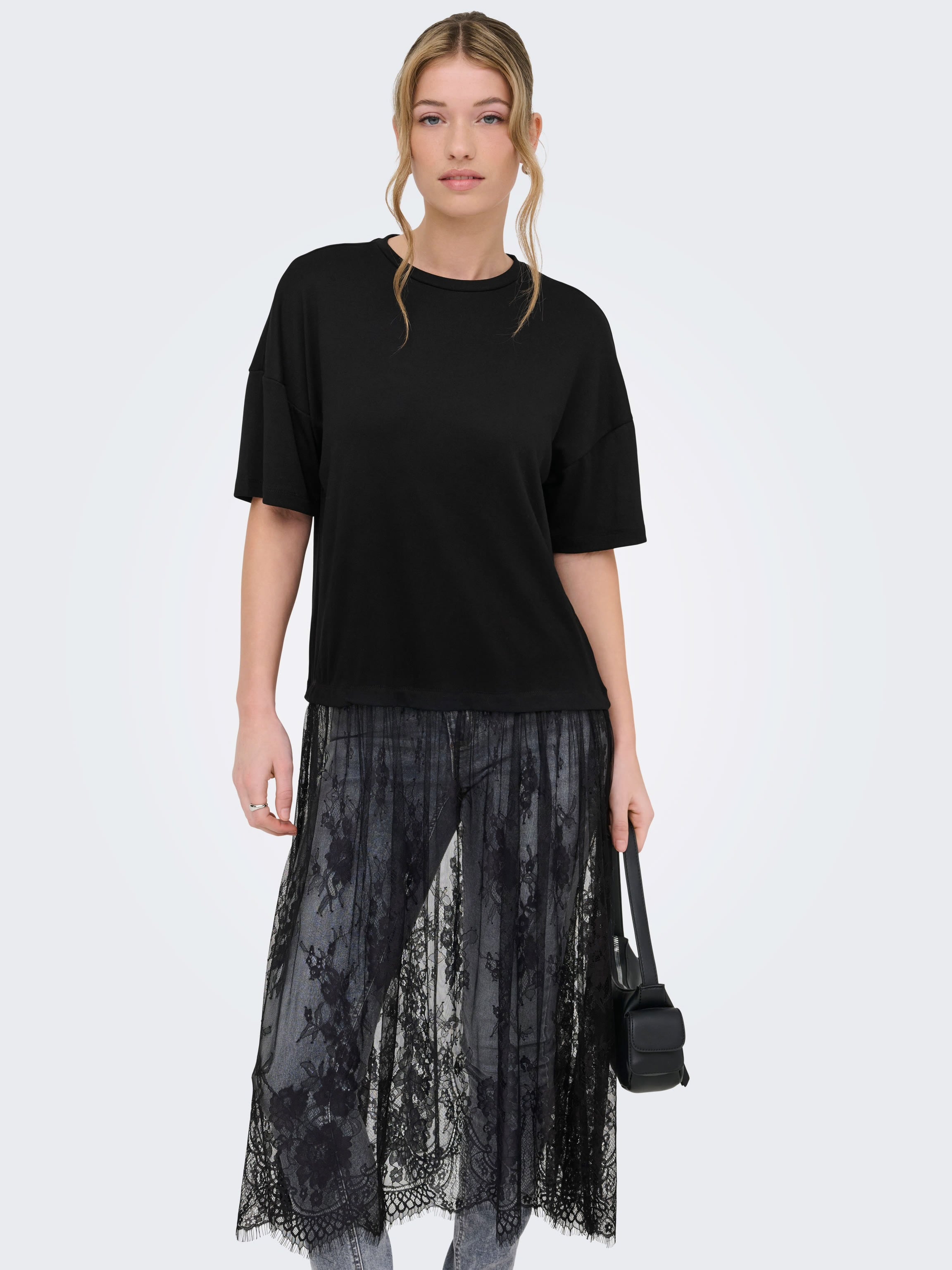 ONLY TAHLIA S/S LACE DRESS TOP