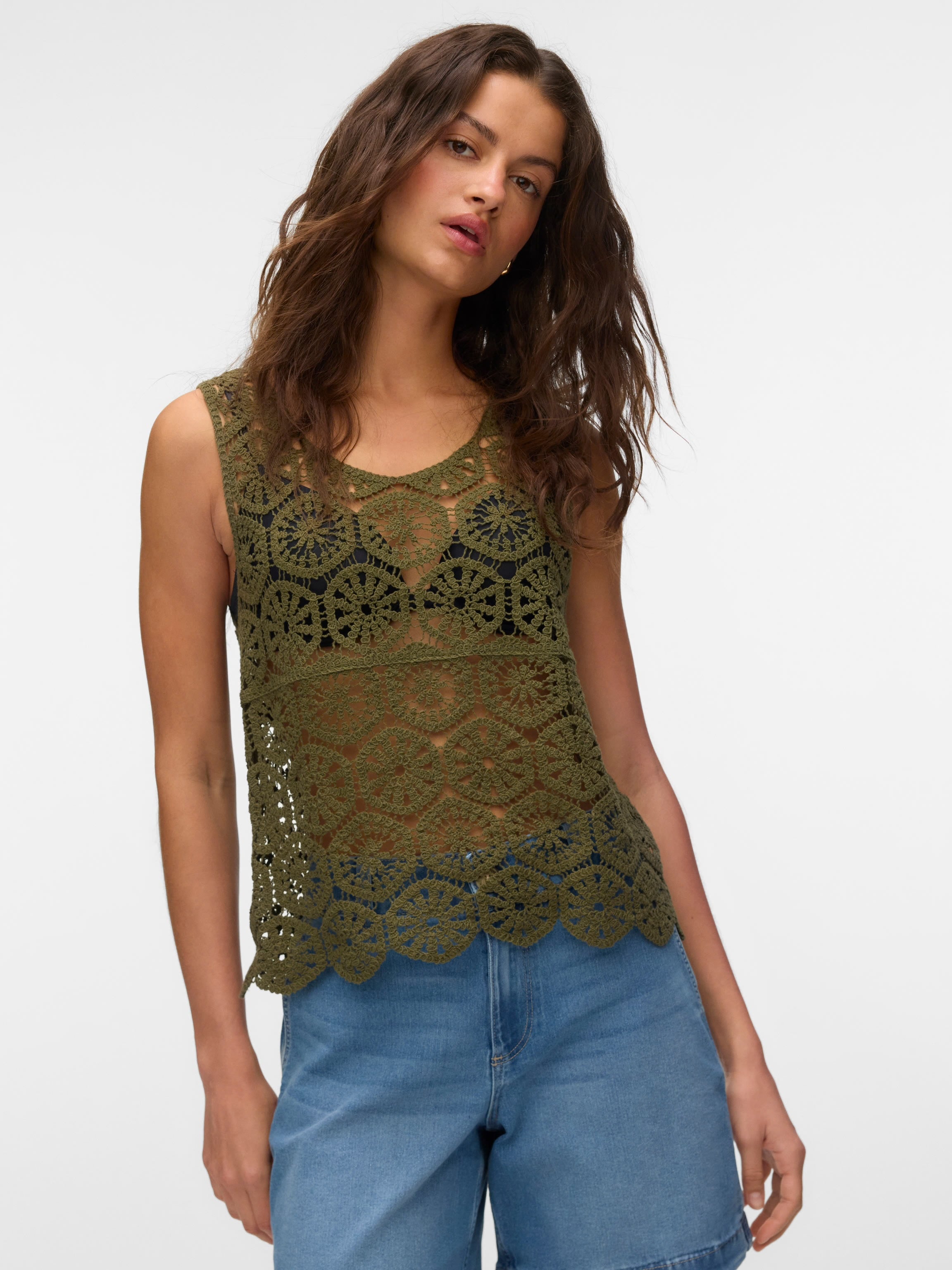 VERO MODA ELSA SL CROP TOP