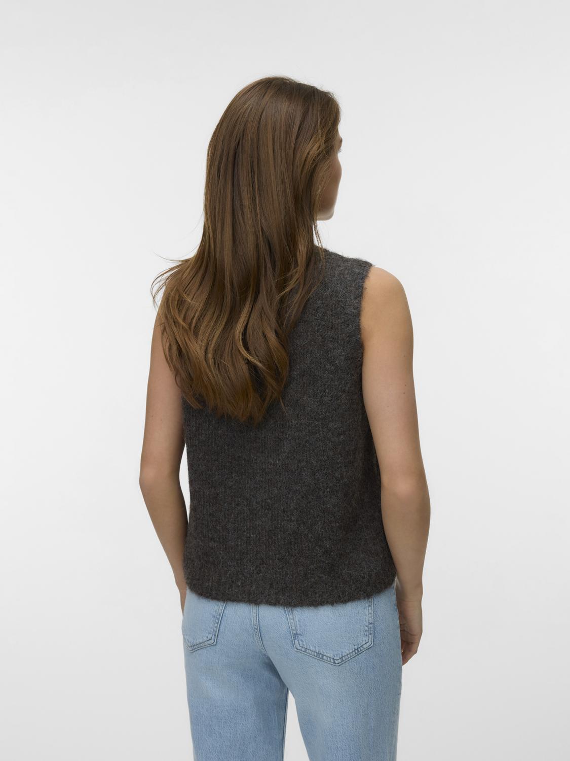 VERO MODA NOVAH SL O-NECK BUTTON VEST
