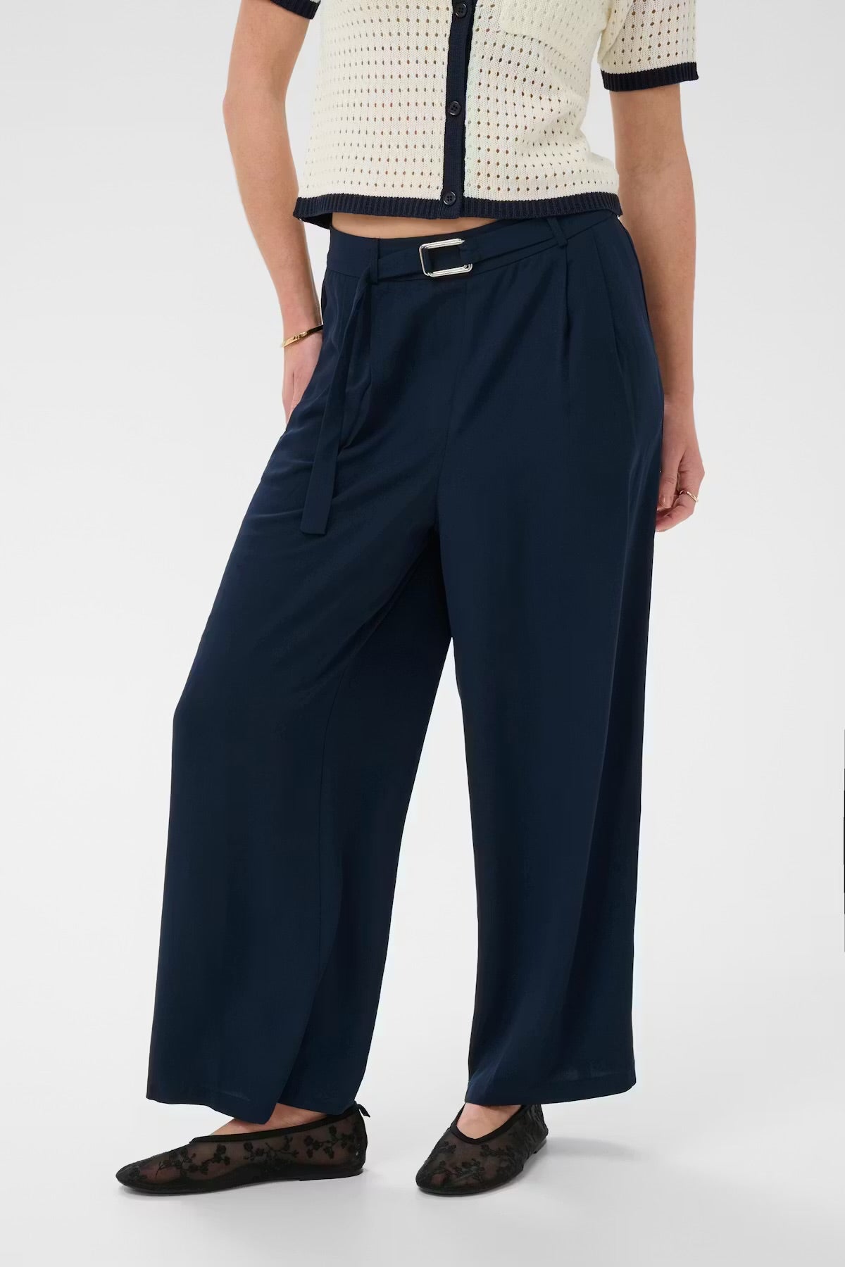 KAFFE ILLIS CROPPED PANTS