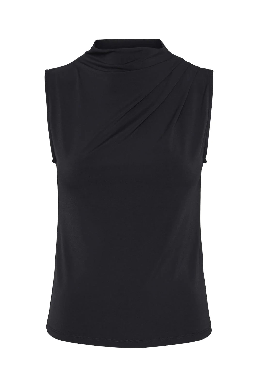 PIECES MADISON SL DRAPED TOP