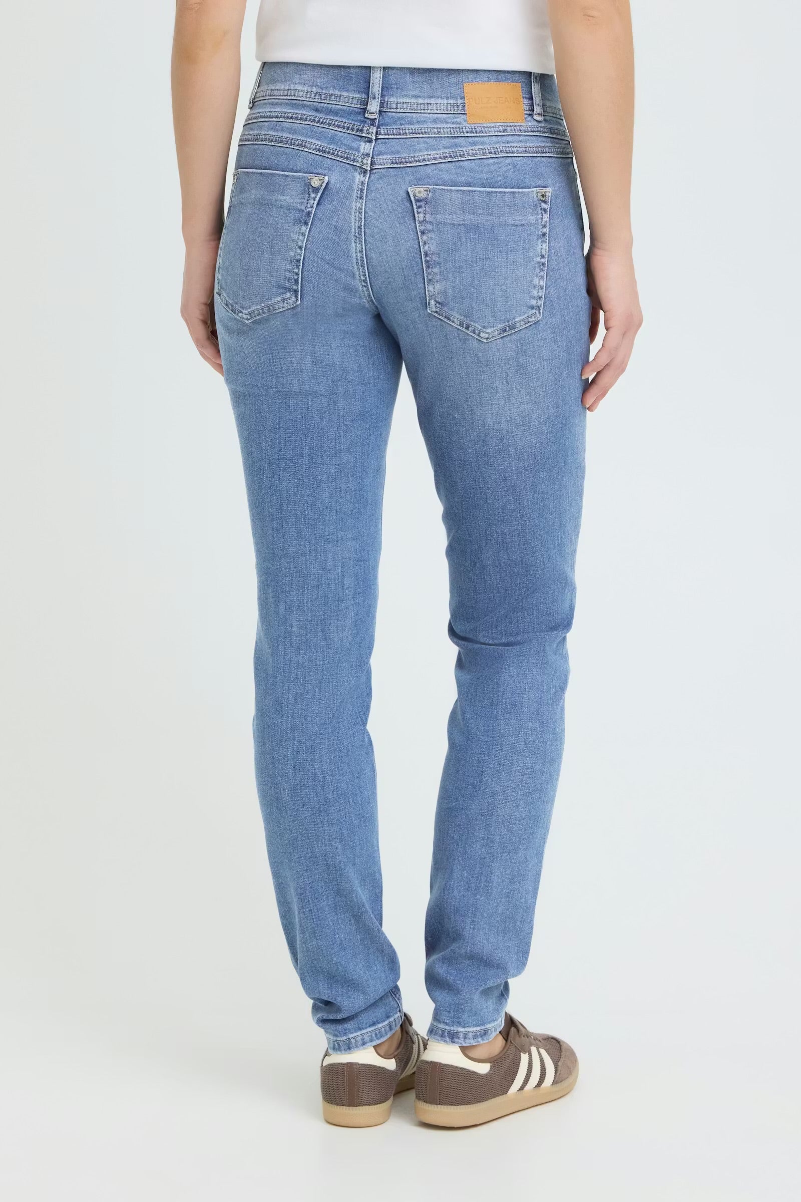 PULZ JEANS SUZY HW CURVED JEANS SKINNY