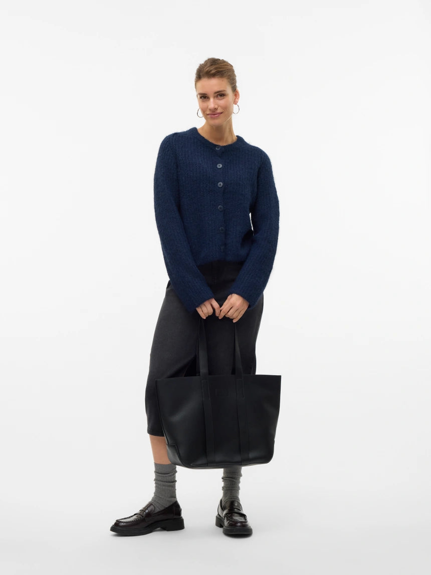 VERO MODA AWSOME LS O-NECK CARDIGAN BOO